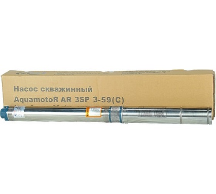 Скважинный насос AquamotoR AR 3SP 3-59 C с кабелем 30м AR151012