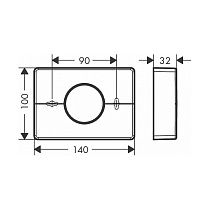 Диспенcер для гигиенических пакетов Hansgrohe AddStoris 41773000 хром