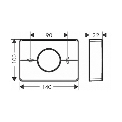 Диспенcер для гигиенических пакетов Hansgrohe AddStoris 41773000 хром