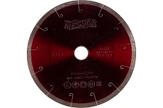 Диск алмазный сплошная кромка с микропазом G/L J-slot по граниту 180D-1.6T-7.5W-22.2/25.4 Messer 01-24-180