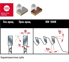 Пила дисковая 250x4.2x130 мм, Z72, HM Freud LT18MD BB3