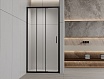 Душевая дверь Vincea Альфа (Alpha) VDS3-3AL900CLB 90x195 черный, прозрачная