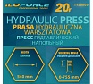 Пресс гидравлический напольный iLOFORCE 20 т IF-TY20009(60444)