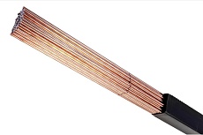 Прутки омедненные TIG ER70S-6 (2.4 мм; 1000 мм; 2 кг) Кедр 8012851