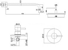 Душевой набор Paffoni Light KITLIG011BOKING белый матовый