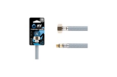 Гибкая подводка для воды AV Engineering nylon Lt иголка М10 короткая - гайка 1/2" 100 см AVE211100