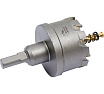 Коронка твердосплавная с центрирующим сверлом по металлу 51 мм Vertextools 1819-51