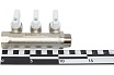 Коллектор Rvc 3/4 гш-1/2 ш, с кранами 3 выхода (под ЕК 16x1/2 ) 01410