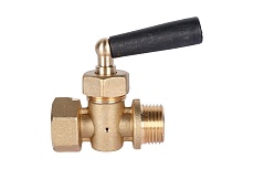 Кран для манометра STOUT ВР/НР, 1/2&quot; SMN-0010-000215 RG008ULPFBO72T