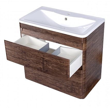 Тумба с раковиной Style Line Атлантика 80 см подвесная