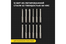 Аккумуляторная отвертка Hoto 3.6В с 12 битами, в кейсе, черная QWLSD001 HTE0001GL
