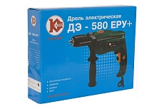 Электрическая дрель Калибр ДЭ- 580 ЕРУ+ и насадка для заточки свёрел Калибр ЗН-01C 00000055971
