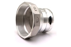 Камлок переходной алюминиевый HIMPT А-3040 (ПАПА 75мм + внутр. резьба 100мм) 3&quot; х 4&quot; 00-00012331