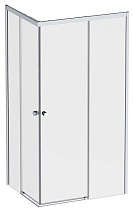 Душевой уголок Am.Pm X-Joy W94G-403-10080-MТ 100x80 прозрачный, хром матовый