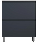 Тумба под раковину Style Line Манхэттен 70 см напольная, графит ЛС-00002375