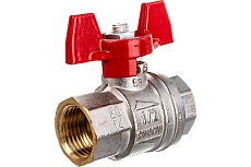 Шаровой кран RUB 1/2&quot; DN15 PN40, ВР-ВР, серия MILANO (S.90), бабочка S90D16