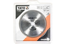 Диск отрезной по алюминию 210x30x3x2.2 мм, 72Т Yato YT-6093