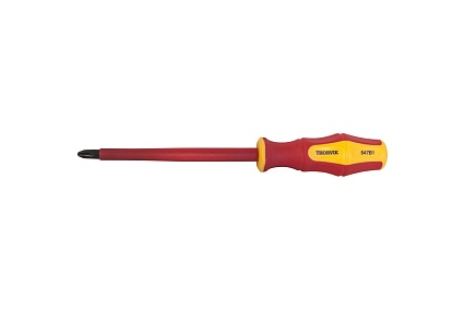 Крестовая диэлектрическая отвертка Thorvik SDPI180 PHILLIPS VDE 1000 v PH1x80 мм 52178