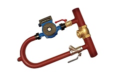 Байпас PROFLINE насос 25/4 комплектуется железом Ду50, с обратным клапаном, узкий УТ-00035421