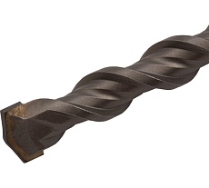 Бур по бетону, двойная спираль, Cobalt W-tip (14x260 мм; SDS PLUS) Denzel 705032