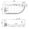 Акриловая ванна Gemy G9227 K 165x80 L
