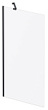 Шторка для ванны Am.Pm Gem W90BS-080-140BM 80x140 стекло матовое, черный