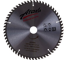 Диск пильный (250 мм; 60T; 30 мм) по дереву профи АТАКА 8079170