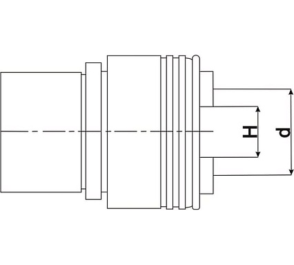 Метчиковая вставка с предохранителной муфтой D48 мм, 12x9 мм, серия STANDARD Debever Machining Solutions DB-S-3TCSC129