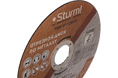 Диск отрезной по металлу (125х1,2х22,2 мм) Sturm 9020-07-125x12