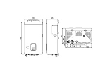 Настенный электрокотел Navien EQB-24HW 24 квт, одноконтурный НС-1205546