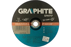 Диск шлифовальный по металлу (230x22.2х6.4 мм) Graphite 57H717