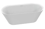 Акриловая ванна AQUAme AQM3501MW 167x75 см белый матовый
