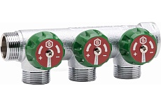 Регулирующий коллектор STOUT 3/4, 3 отвода 1/2 плоское уплотнение SMB-6849-341203 RG008UJEV9C1F4