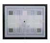 Зеркало BelBagno SPC-KRAFT-1200-800-SENS-NERO 120x80 см сенсорный выключатель, черный