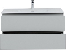 Мебель для ванной Aquanet Алвита New 100 см серый