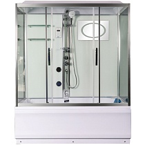 Душевая кабина WeltWasser Emmer 150/85/55 150x85 хром, прозрачное