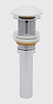 Донный клапан AQUAme AQM7002-0W без перелива, белый