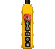 Пульт управления для талей Tor CD (4 кнопки + пуск + аварийный бутон 380В) 1001742