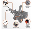 Снегоуборщик Patriot PS 707 E двигатель 7 л.с, до -25 с, 212 сс, 426109727