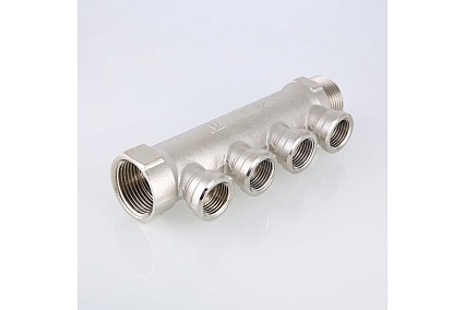 Коллектор Valtec 1", 2 выхода х 1/2" вн. VTc.550.N.0602