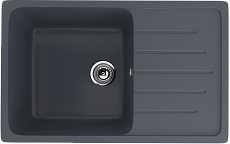 Кухонная мойка Ulgran Classic U-400-343 75 см антрацит