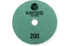 Алмазный гибкий шлифовальный круг MKSS Toolbox MK2604 АГШК Ø100 Р200 для мокрой шлифовки MKSS MK26040200