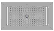 Верхний душ RGW Shower Panels SP-72 70x38 многофункциональный