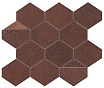 Мозаика Atlas Concorde Blaze Corten Mosaico Nest 25,8x29,4 см, 9BNC