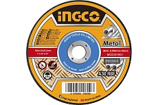 Круг отрезной Metal (180х3.0х22 мм; тип 27; A 30; RBF) Ingco MCD301801