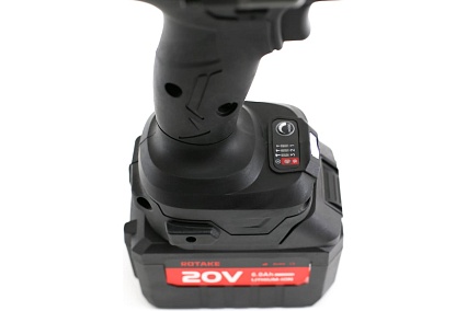 Аккумуляторный ударный гайковерт Rotake 1/2", 1080 нм, 20 В, АКБ 4 Ач 2 шт., в кейсе RC-8803
