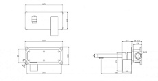 Смеситель для раковины BelBagno Romano ROM-BLM-CRM