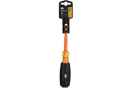 Отвертка IEK Arma2l 5 диэлектрическая ph2x100 т3 A2L5-SC30-T3-PH-20-100