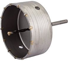 Коронка твердосплавная по бетону 130 мм в сборе с хвостовиком SDS+ 110 мм Резолюкс 62130