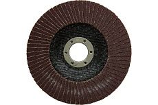 Круг лепестковый торцевой 125x22 мм, Р100, оксид алюминия Korvus 2223300 Лк-00013485